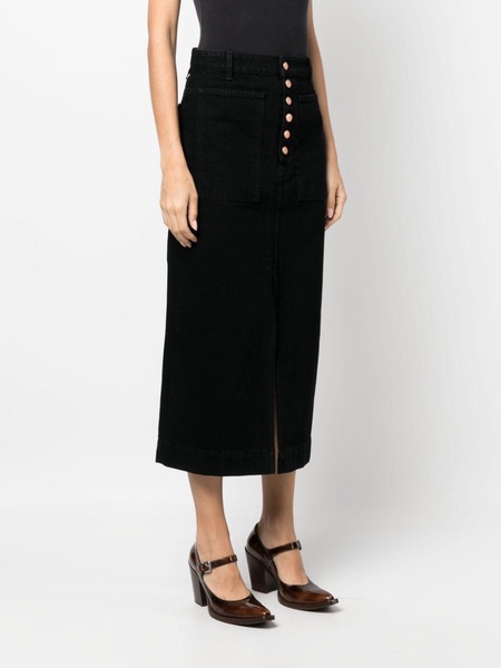 Bea denim midi skirt