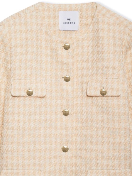 Janet houndstooth tweed jacket 