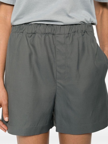 Seto slub-texture shorts