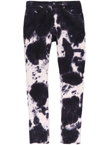 tie-dye skinny jeans