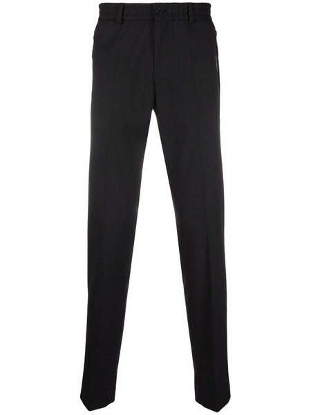 Clash pressed-crease trousers