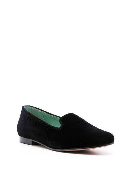 slip-on velvet loafers