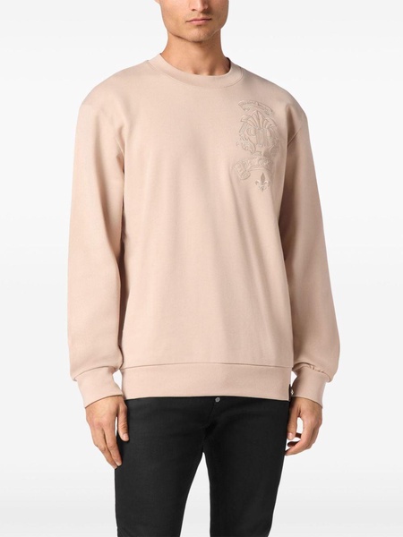 logo-embroidered sweatshirt 