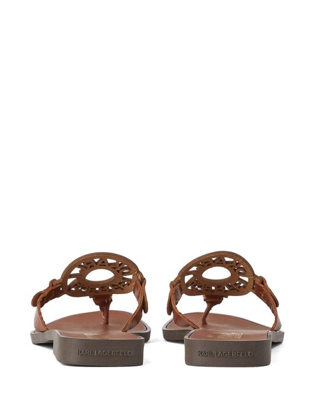 Skoot II leather sandals