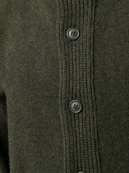 high neck zip-through cardigan 