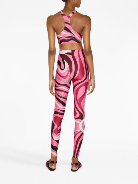 Marmo-print leggings