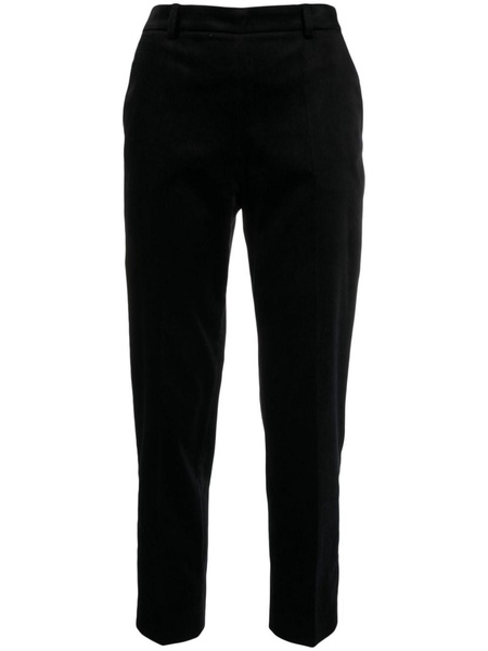 pressed-crease tailored trousers 