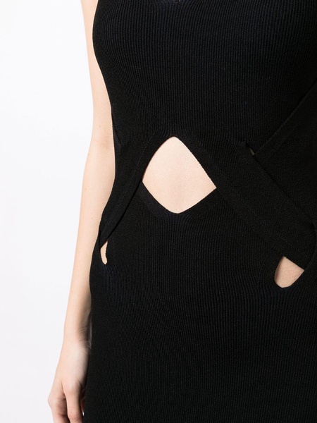 cut-out detail midi dress