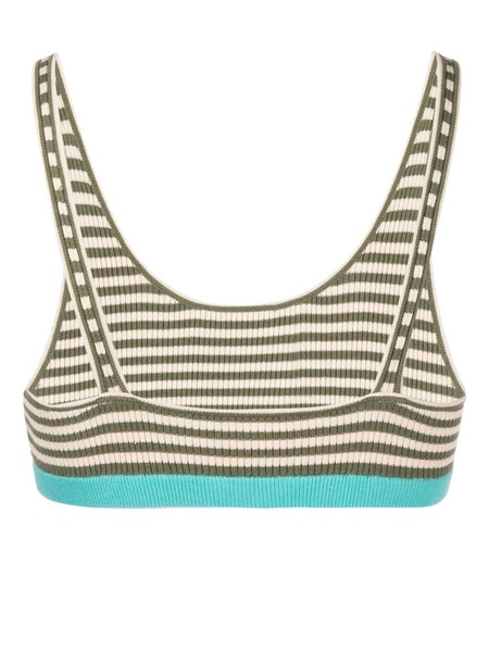 Aloha Rory striped knitted bra