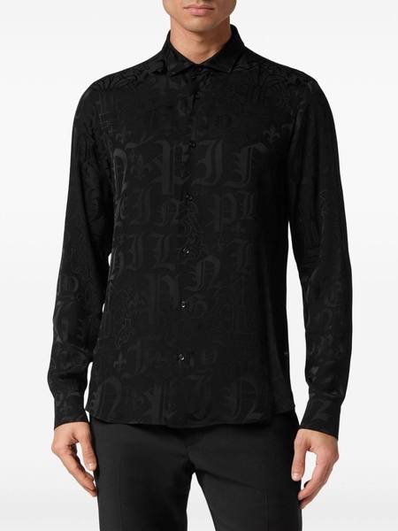 Gothic Plein-print shirt