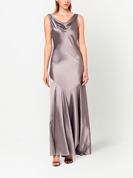 Senie satin maxi dress