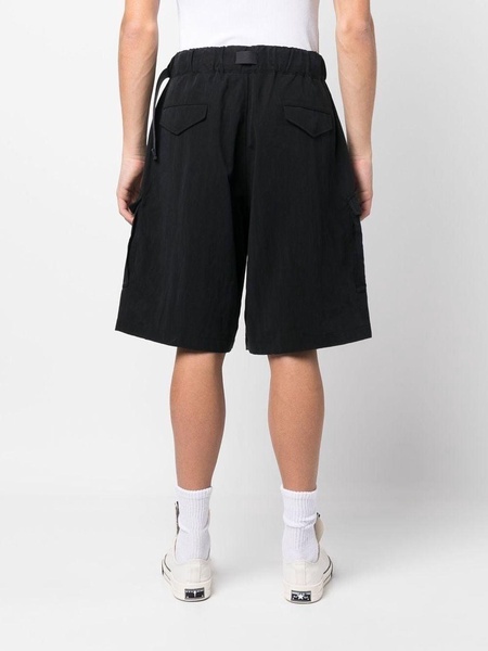 belted Bermuda cargo shorts