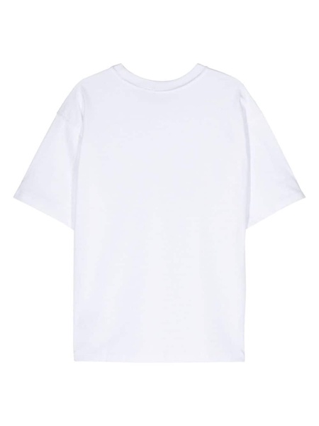 logo-embroidered cotton T-shirt