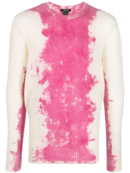 paint-splatter sweatshirt