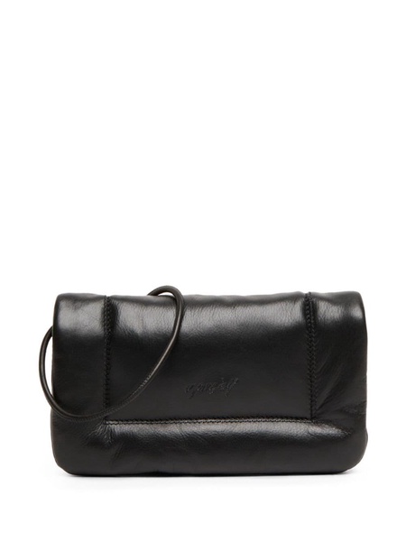 Riquadretto padded leather clutch bag