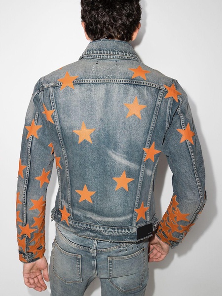 CHEMIST STAR TRUCKER Clay Indigo Denim Jackets "Blue"