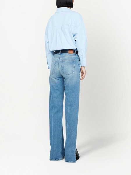 Roy mid-rise straight jeans