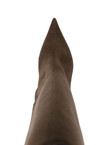 Nadja 100mm faux leather boots