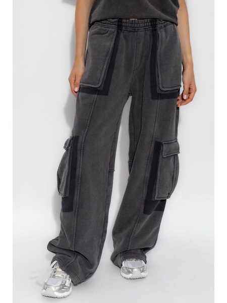 cotton cargo track pants 