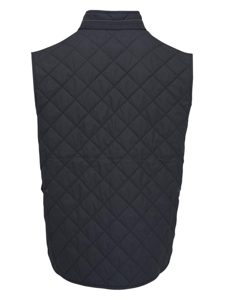 diamond-quilted gilet