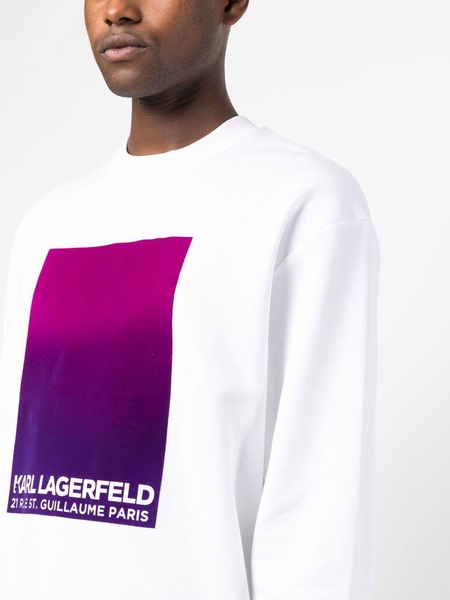 logo-print long-sleeve sweatshirt 