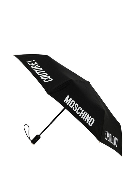 logo lettering-print foldable umbrellla