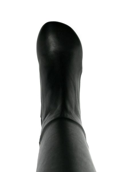 block-heel thigh boots