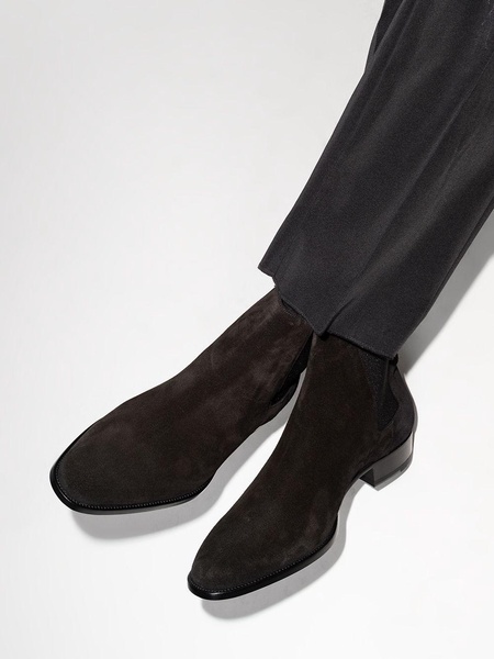 Wyatt 30mm suede Chelsea boots