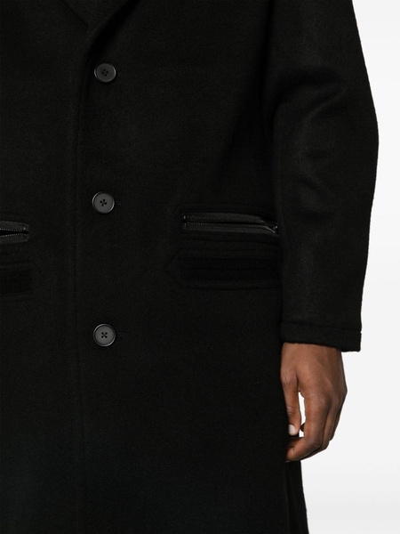 x Adidas tailored single-breasted coat