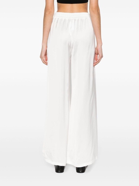 satin wide-leg trousers