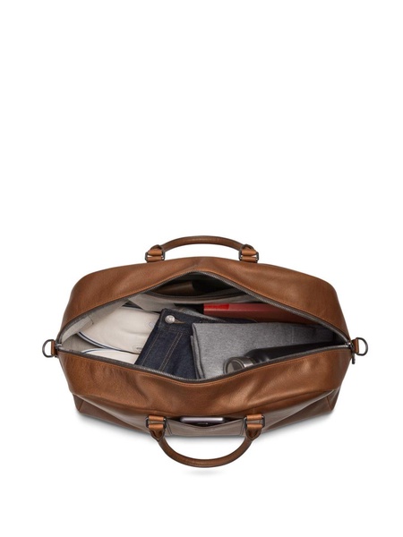 Runwell leather duffle bag