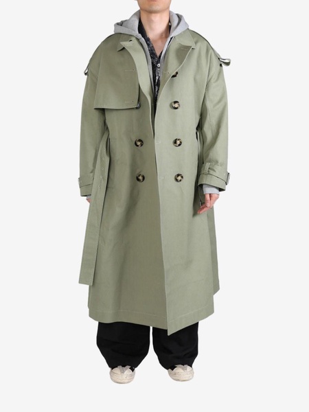 belted trech coat