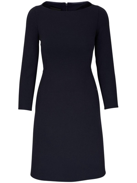 mulberry silk midi dress