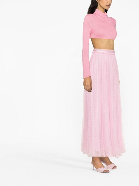 layered maxi skirt