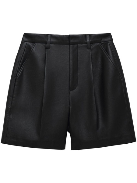 Carmen recycled leather shorts