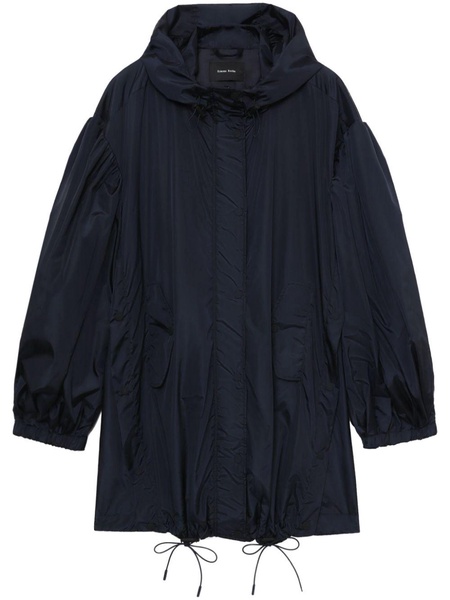 button placket trapeze parka