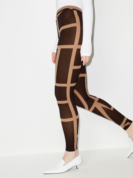 high-waisted monogram leggings