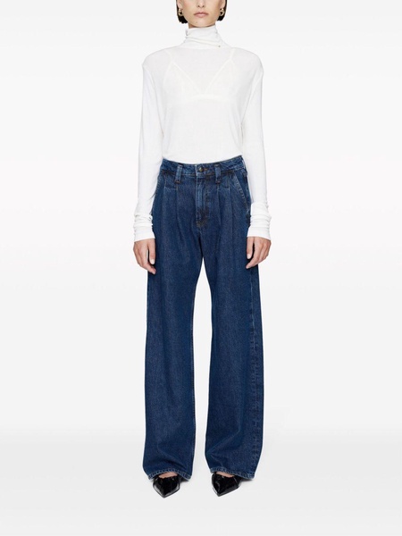 Carrie high-rise wide-leg jeans