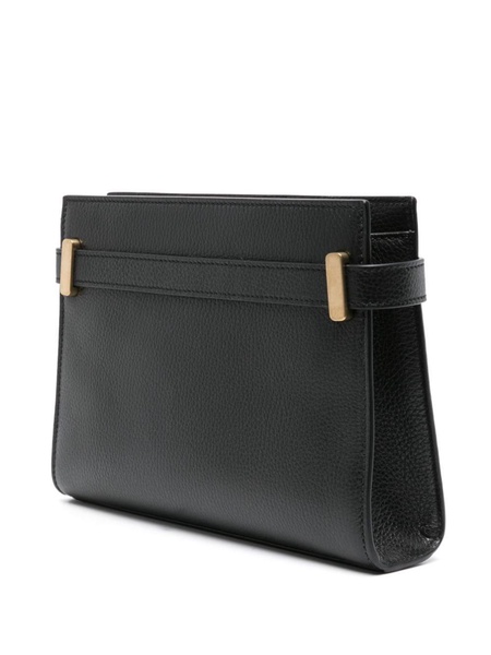 Carriage leather crossbody bag