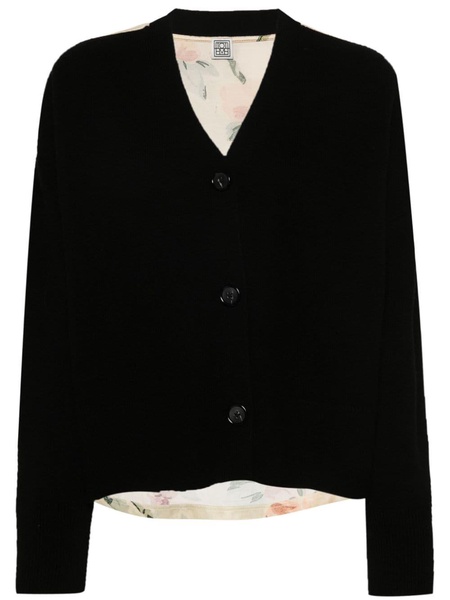 Rubino panelled cardigan