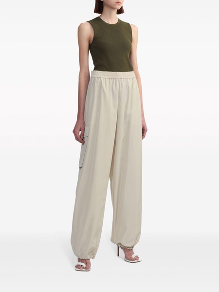 Italian Sporty wide-leg trousers