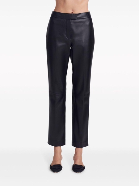 Tod slim-cut leather trousers