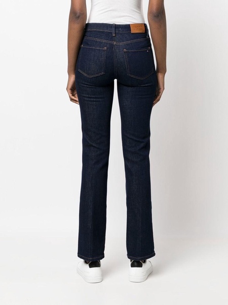 bootcut slim-fit jeans