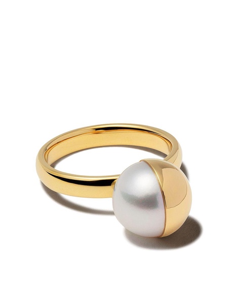 18kt yellow gold M/G TASAKI Arlequin ring