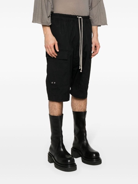 drop-crotch cargo shorts