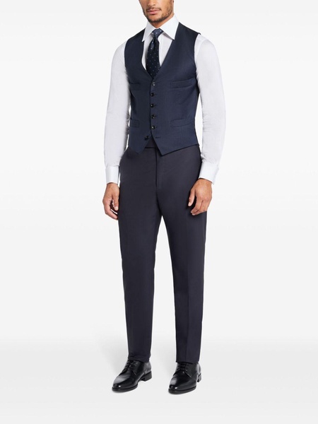 button-down tailored waistcoat