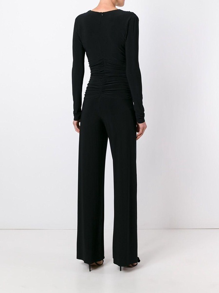 Norma Kamali V Necked Long Jumpsuit