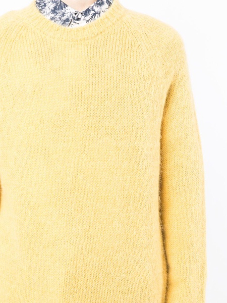 long-sleeve knitted jumper