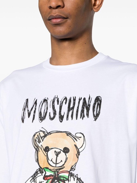 Moschino T-Shirt With Teddy Bear Print