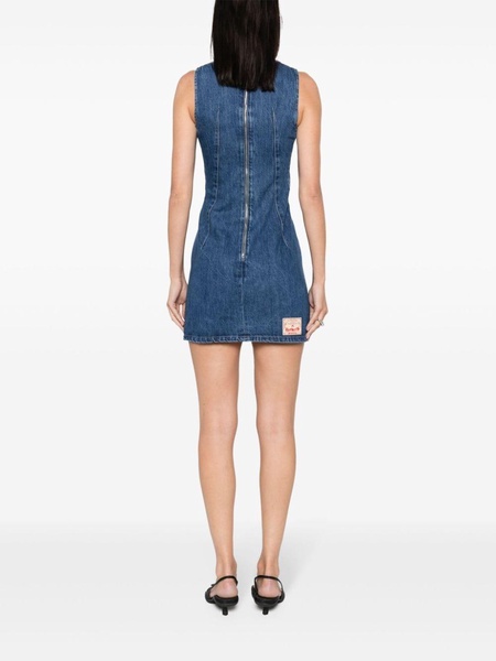 Deadstock denim mini dress